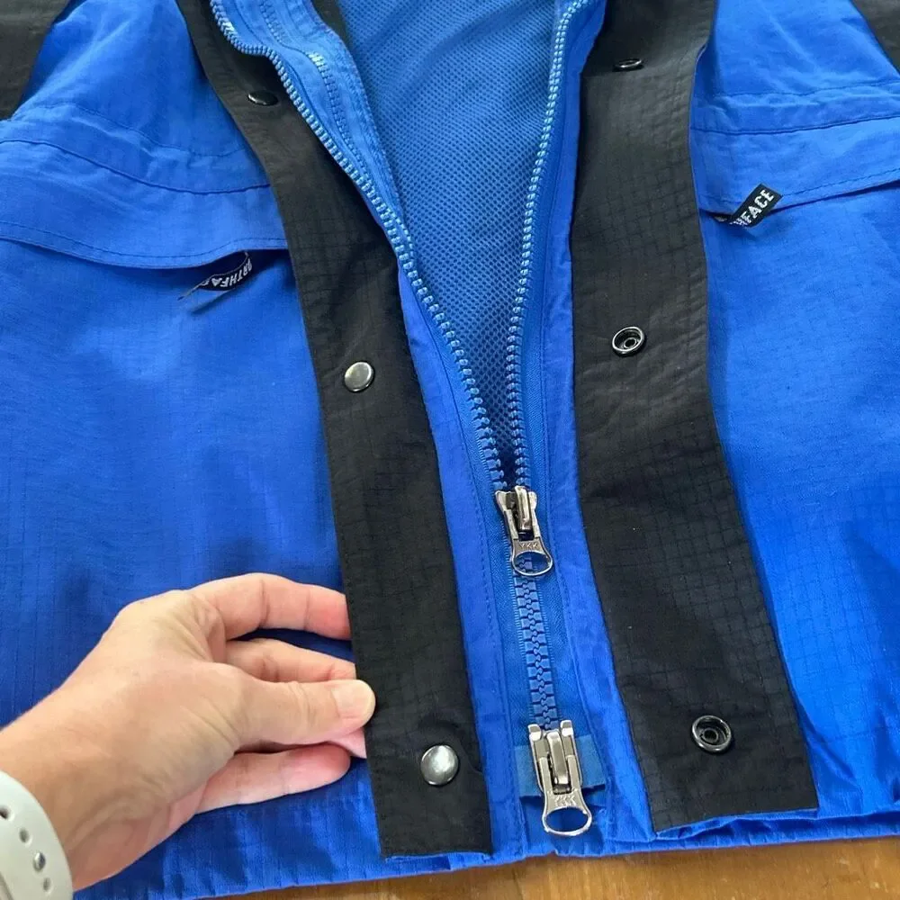 Vtg The North Face Summit Series Gore-Tex Mountain Jacket Coat Mens Sz XXL Blue
